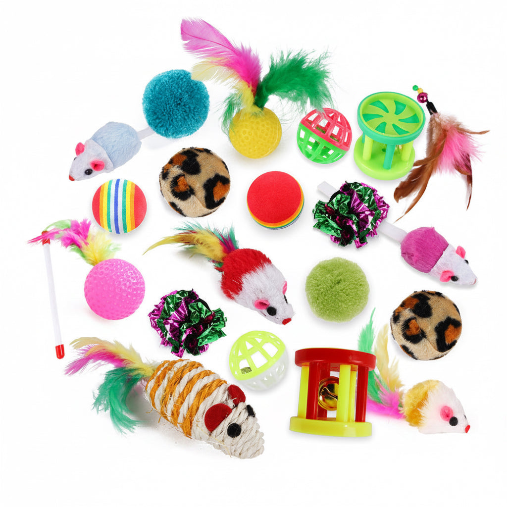 Pack de juguetes para gatos