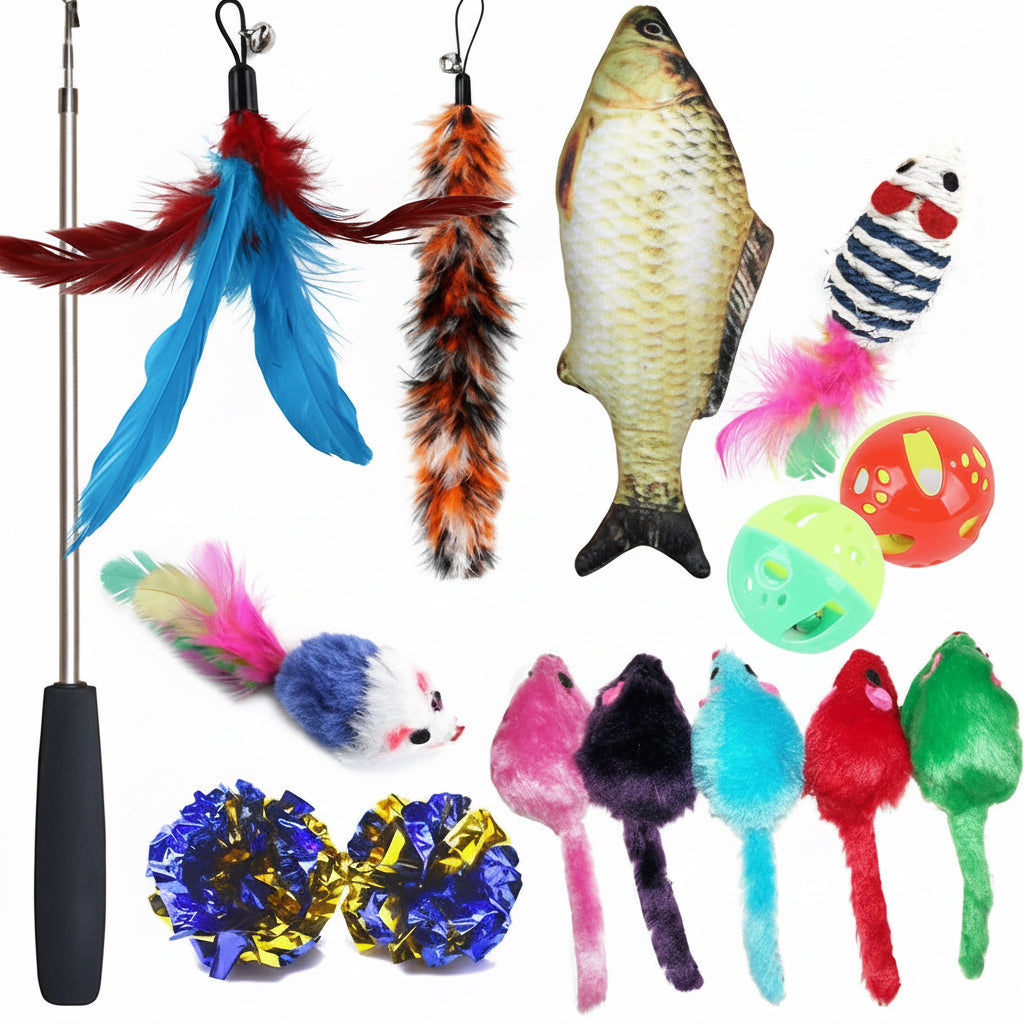 Pack de juguetes para gatos
