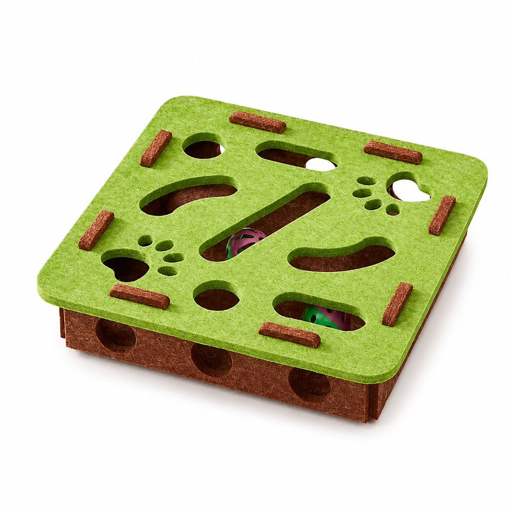 Tablero Interactivo de Fieltro para Gatos