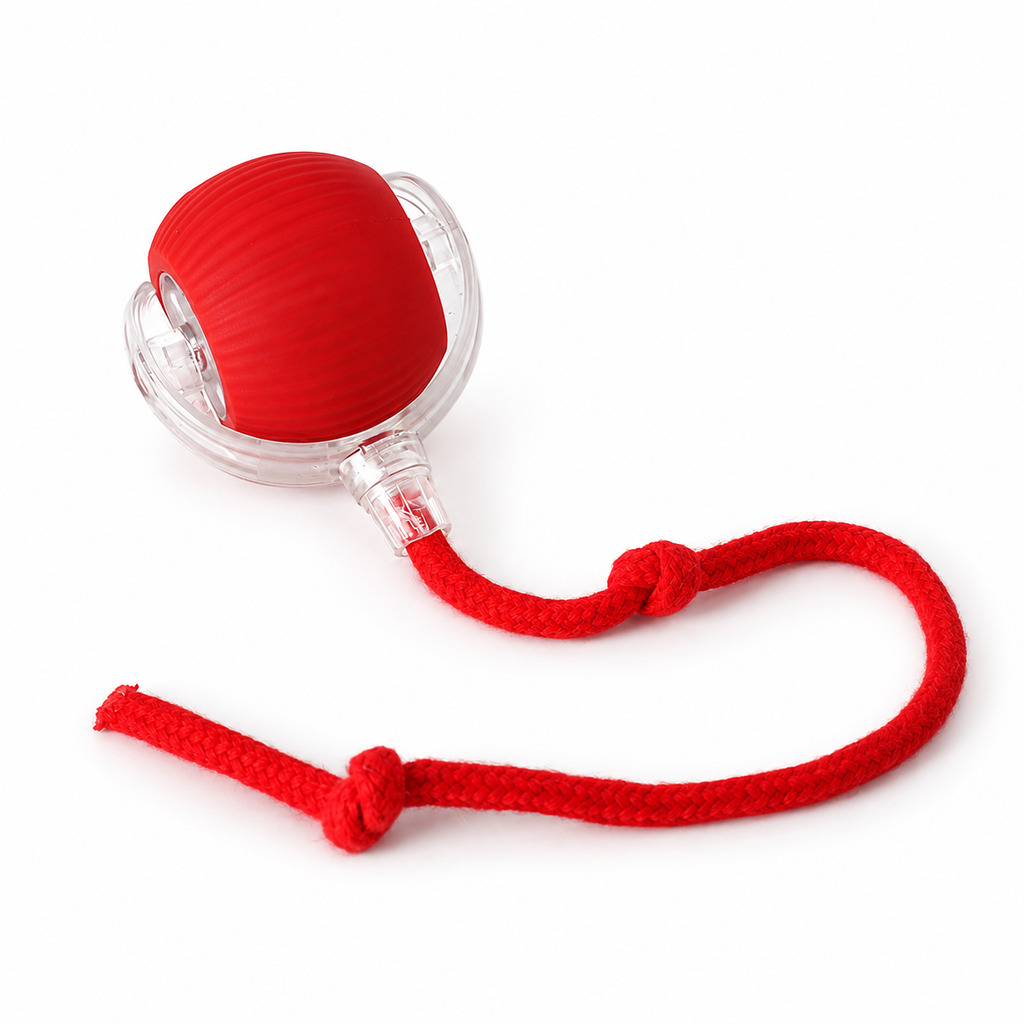 Pelota Automática Interactiva con Cuerda