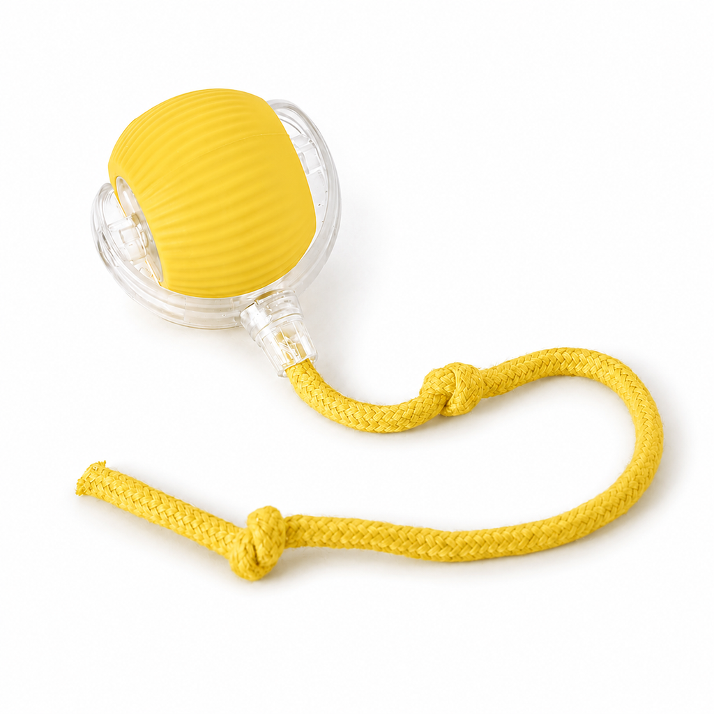 Pelota Automática Interactiva con Cuerda